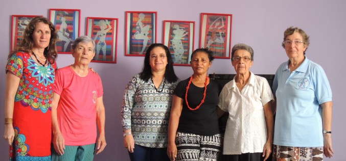 Visita de Ir. Rosa Ilma Lobato, conselheira do setor de Pastoral.