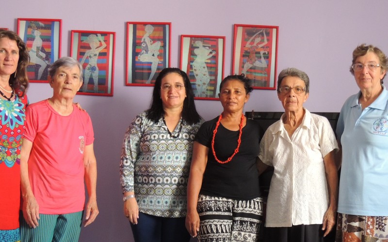 Visita de Ir. Rosa Ilma Lobato, conselheira do setor de Pastoral.